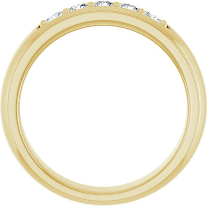 1/2 CTW Natural Diamond Band, 6.06 mm