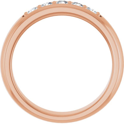1/2 CTW Lab-Grown Diamond Band, 6.06 mm
