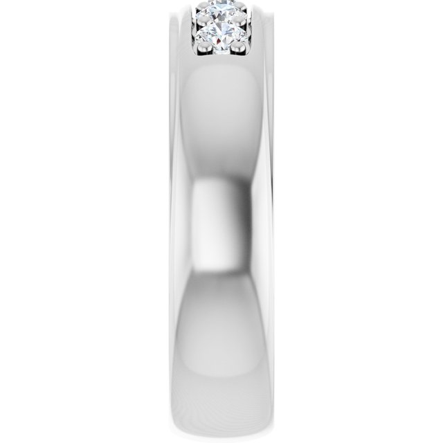 1/2 CTW Natural Diamond Band, 6.06 mm