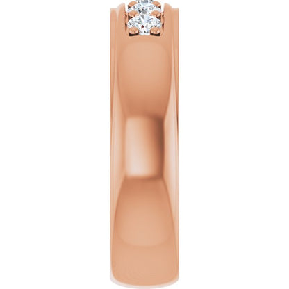 1/2 CTW Natural Diamond Band, 6.06 mm
