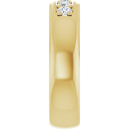 1/2 CTW Natural Diamond Band, 6.06 mm
