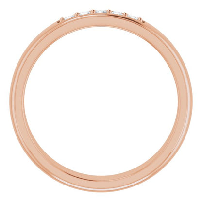 1/6 CTW Natural Diamond Band, 4.91 mm