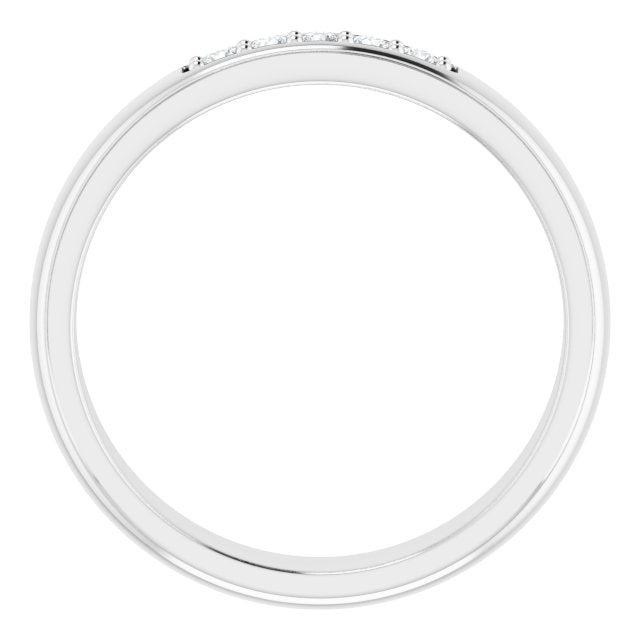1/6 CTW Lab-Grown Diamond Band, 4.91 mm