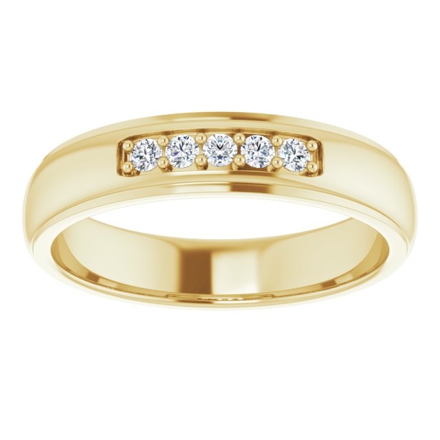 1/6 CTW Lab-Grown Diamond Band, 4.91 mm