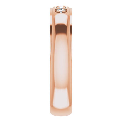 1/6 CTW Lab-Grown Diamond Band, 4.91 mm