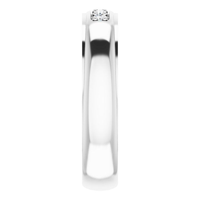 1/6 CTW Lab-Grown Diamond Band, 4.91 mm