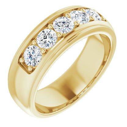 1 1/3 CTW Natural Diamond Band