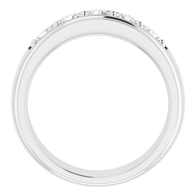 1 1/4 CTW Lab-Grown Diamond Band, 7.4 mm