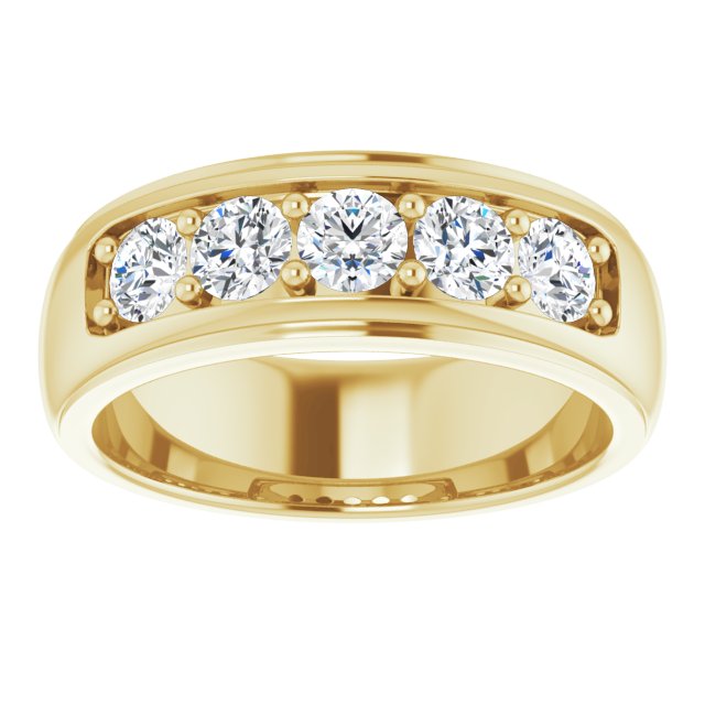 1 1/3 CTW Natural Diamond Band