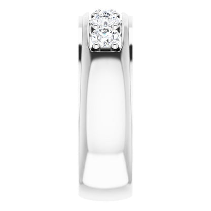 1 1/3 CTW Natural Diamond Band