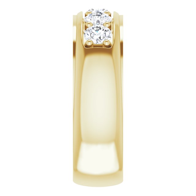 1 1/4 CTW Lab-Grown Diamond Band, 7.4 mm