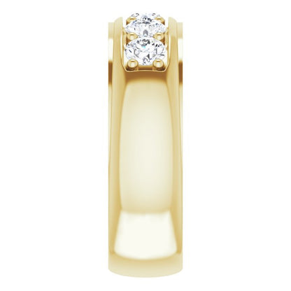 1 1/4 CTW Lab-Grown Diamond Band, 7.4 mm