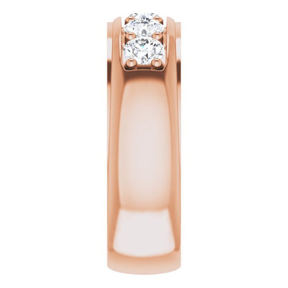 1 1/4 CTW Lab-Grown Diamond Band, 7.4 mm