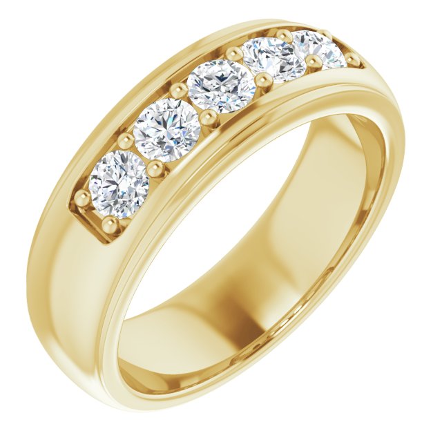 1 CTW Natural Diamond Band, 6.97 mm