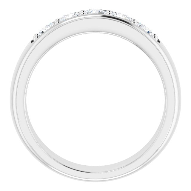 1 CTW Natural Diamond Band, 6.97 mm