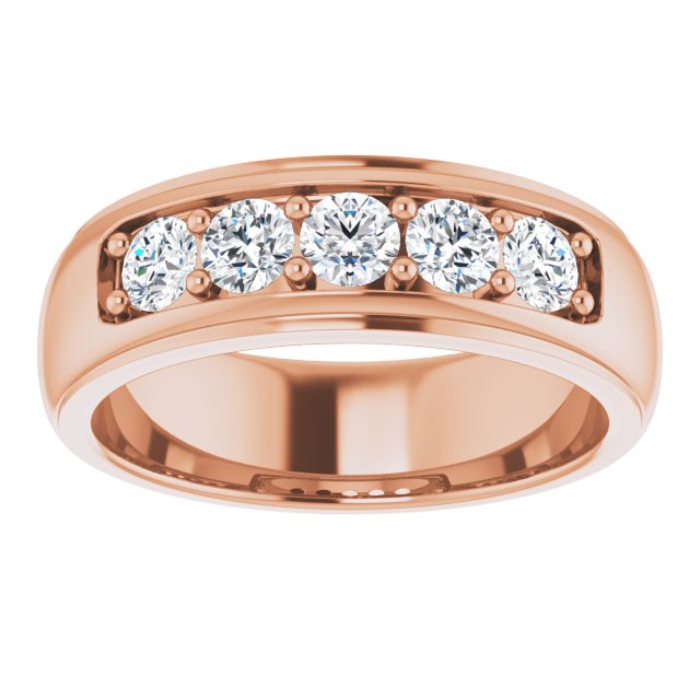 1 CTW Natural Diamond Band, 6.97 mm