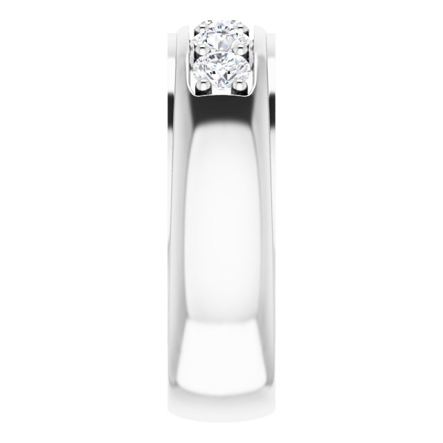 1 CTW Natural Diamond Band, 6.97 mm