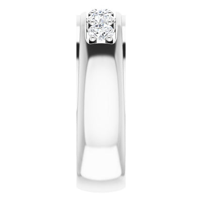 1 CTW Natural Diamond Band, 6.97 mm