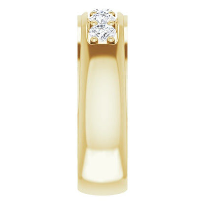 1 CTW Lab-Grown Diamond Band, 6.97 mm