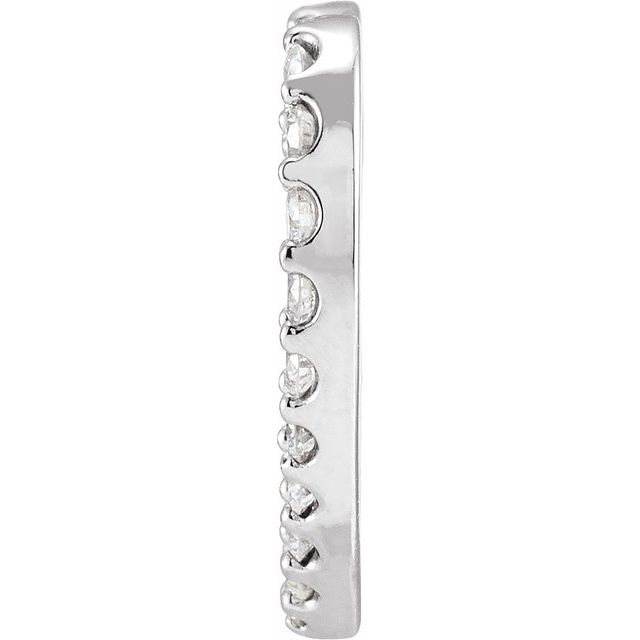 1/2 CTW Lab-Grown Diamond Heart Dangle