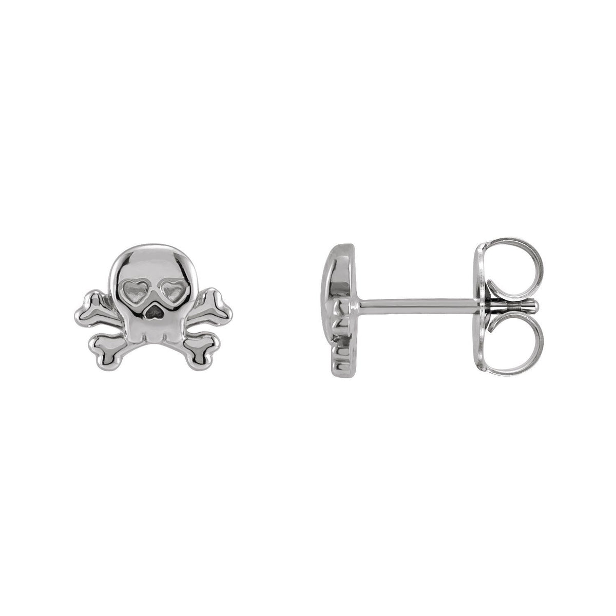 Petite Skull & Crossbones Earrings