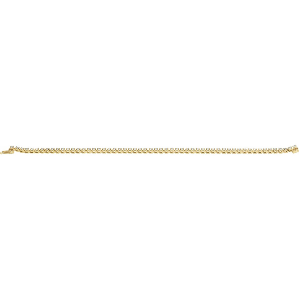3 CTW Lab-Grown Diamond Line 7 1/4" Bracelet