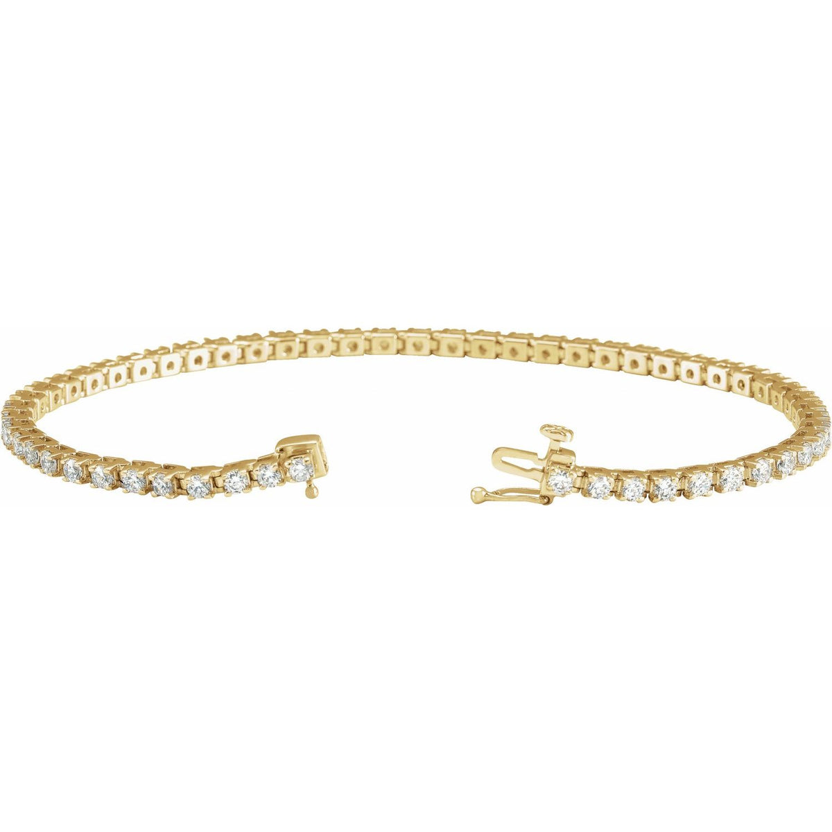 3 CTW Lab-Grown Diamond Line 7 1/4" Bracelet