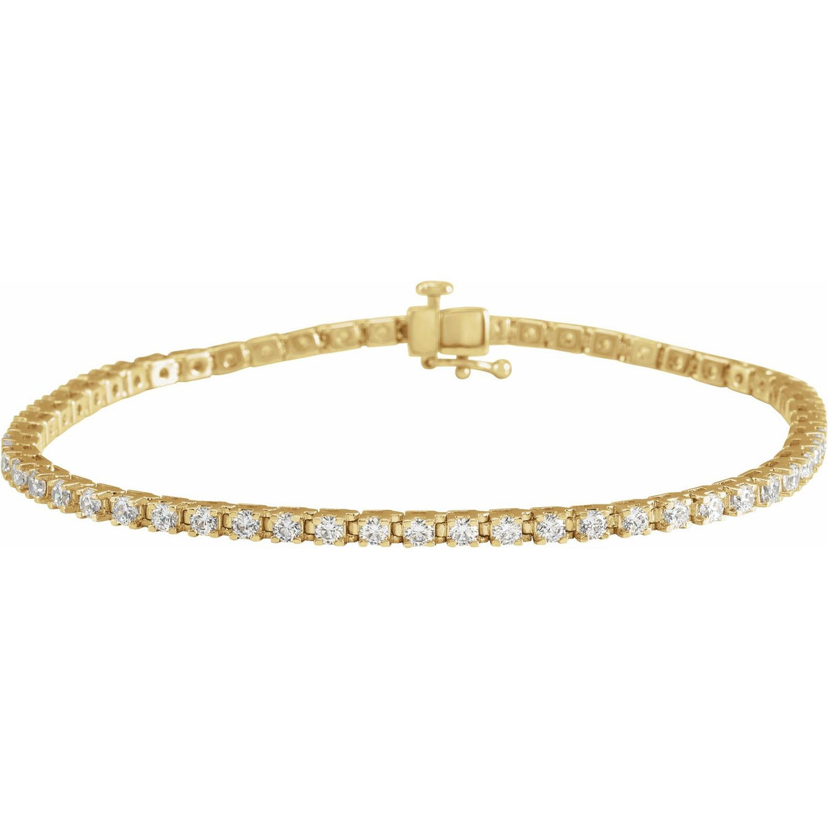 3 CTW Lab-Grown Diamond Line 7 1/4" Bracelet