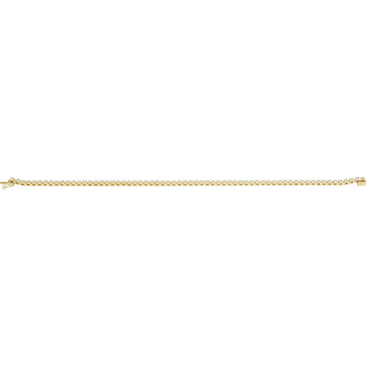 2 CTW Lab-Grown Diamond Line 7 1/4" Bracelet