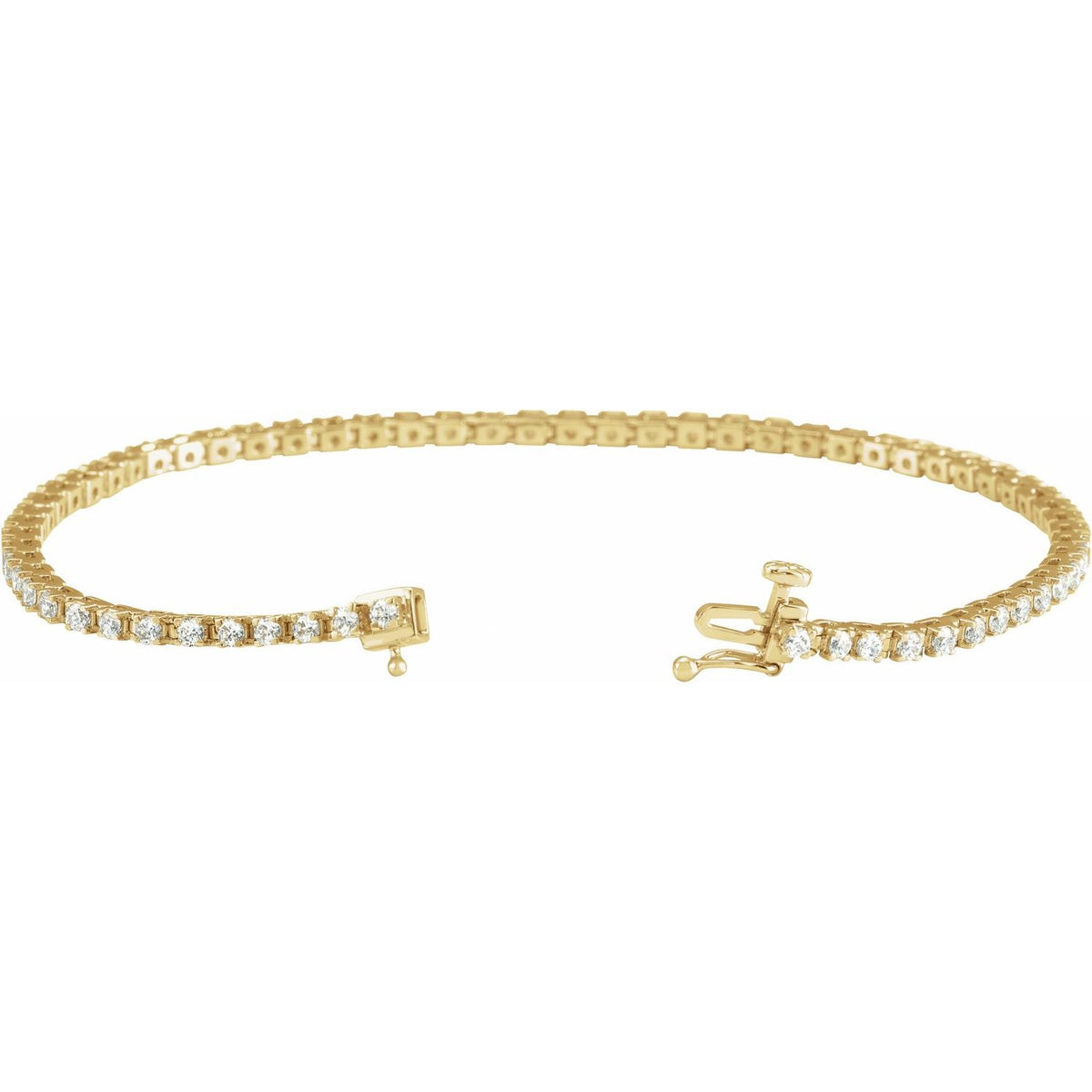 2 CTW Lab-Grown Diamond Line 7 1/4" Bracelet