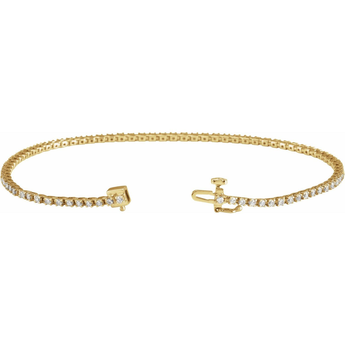 1 CTW Lab-Grown Diamond Line 7 1/4" Bracelet