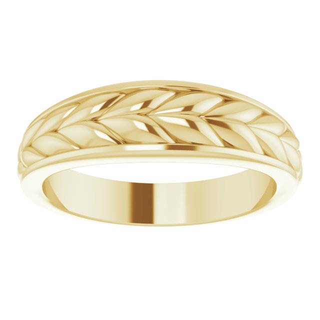 14K Yellow Gold Braided Ring
