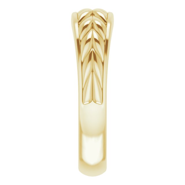 14K Yellow Gold Braided Ring