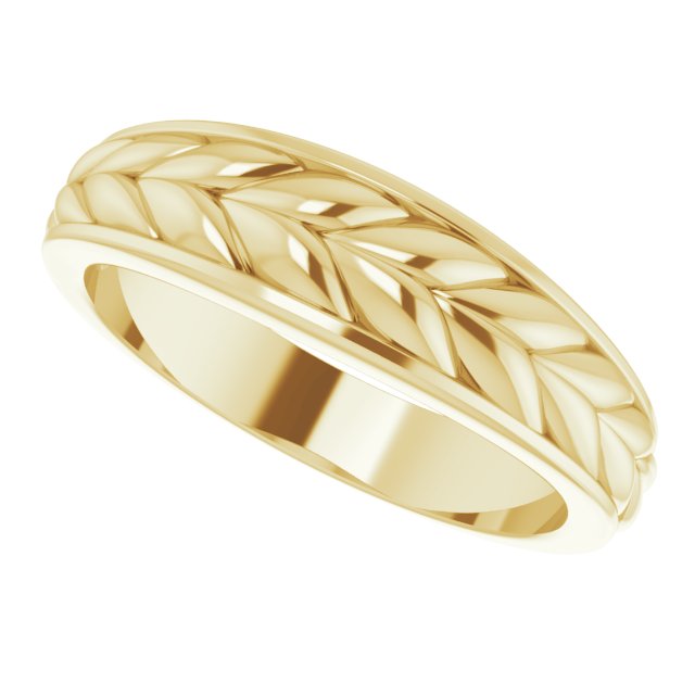 14K Yellow Gold Braided Ring