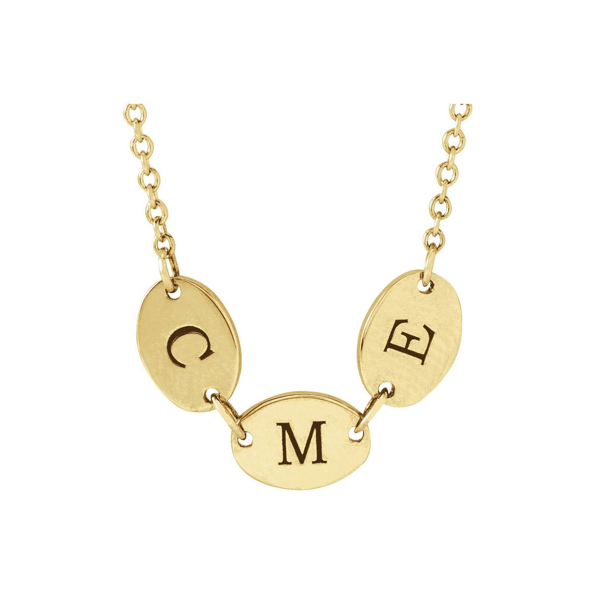 3-Disc Engravable Family Disc 18" Necklace