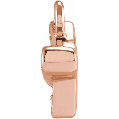 Petite Pavé® .025 CTW Natural Diamond Plane Dangle