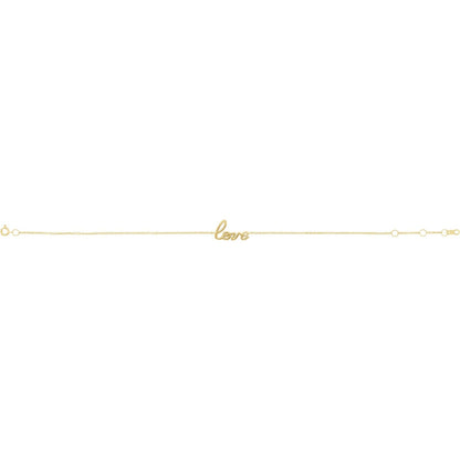 Love 6 1/2-7 1/2" Bracelet