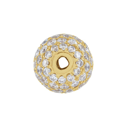 14K Yellow Gold .12 CTW Natural Diamond Ball Pendant