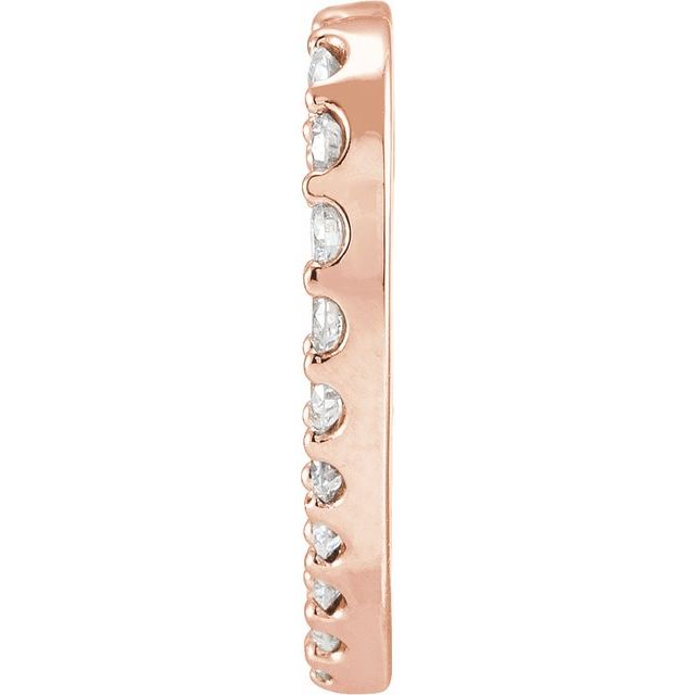 1/2 CTW Lab-Grown Diamond Heart Dangle