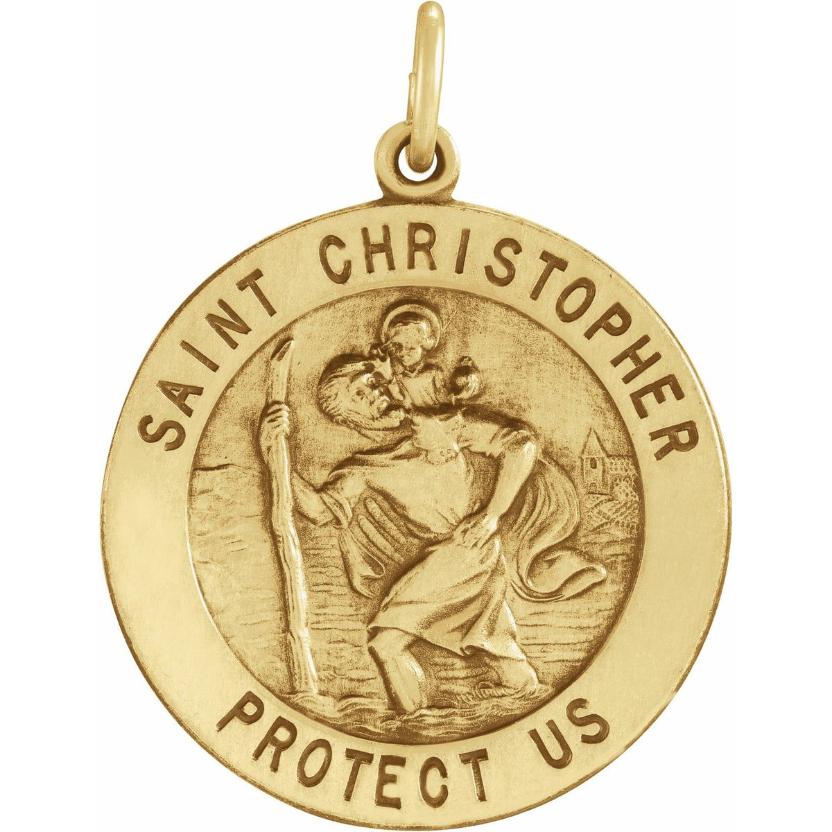 St. Christopher Medal, 33 Mm