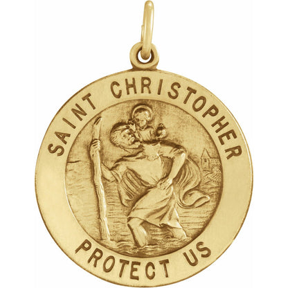 St. Christopher Medal, 33 Mm