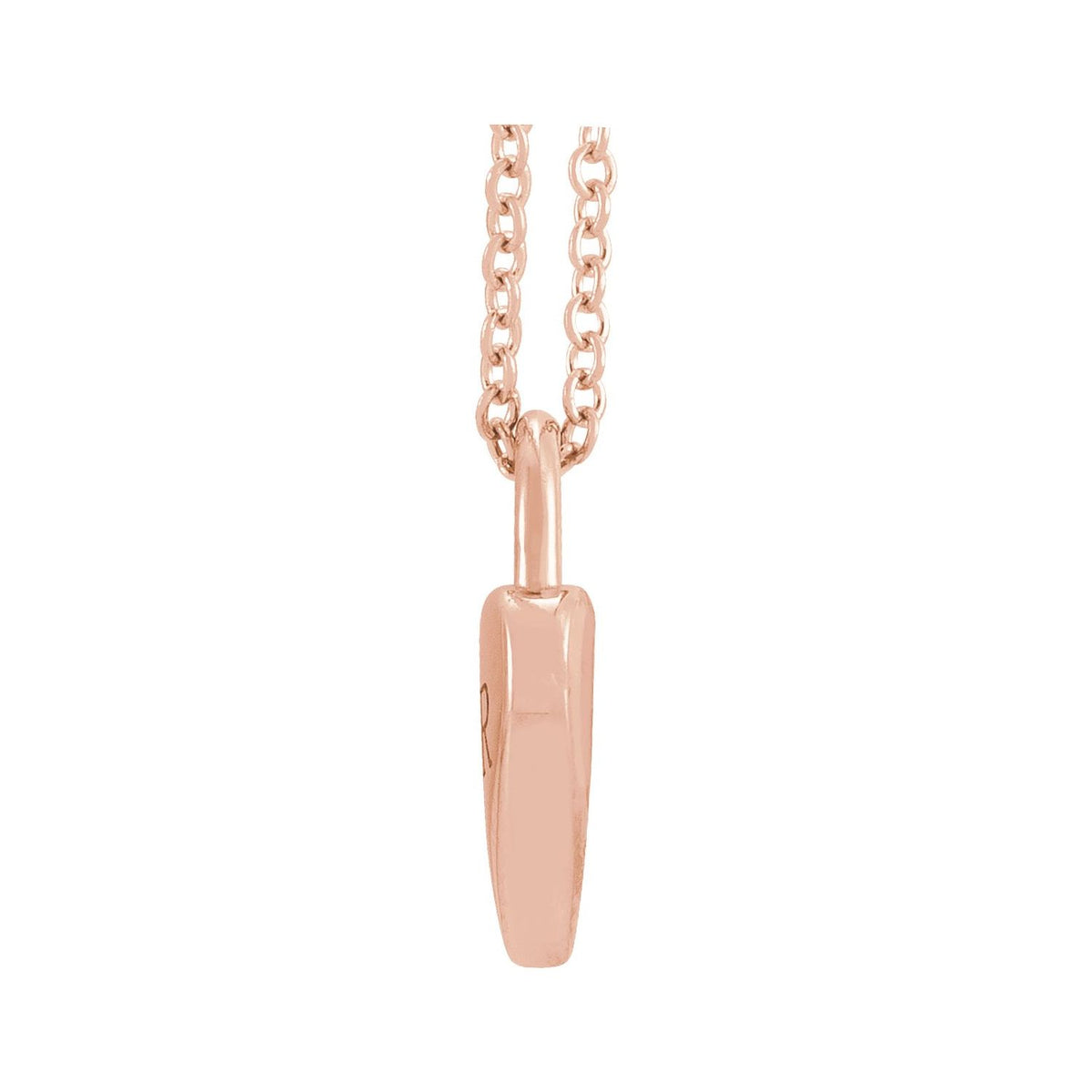 Engravable Heart Lock 16-18" Necklace