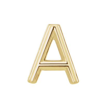 Single Initial Earring