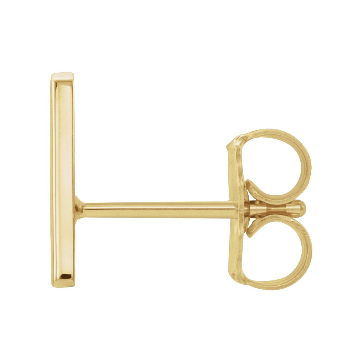 Single Initial Earring