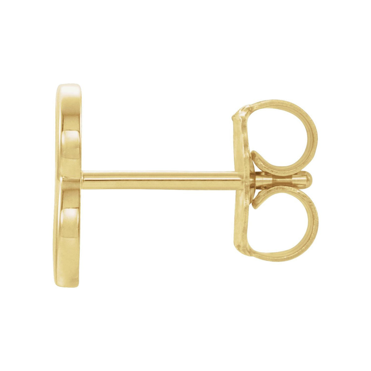 Single Initial Earring