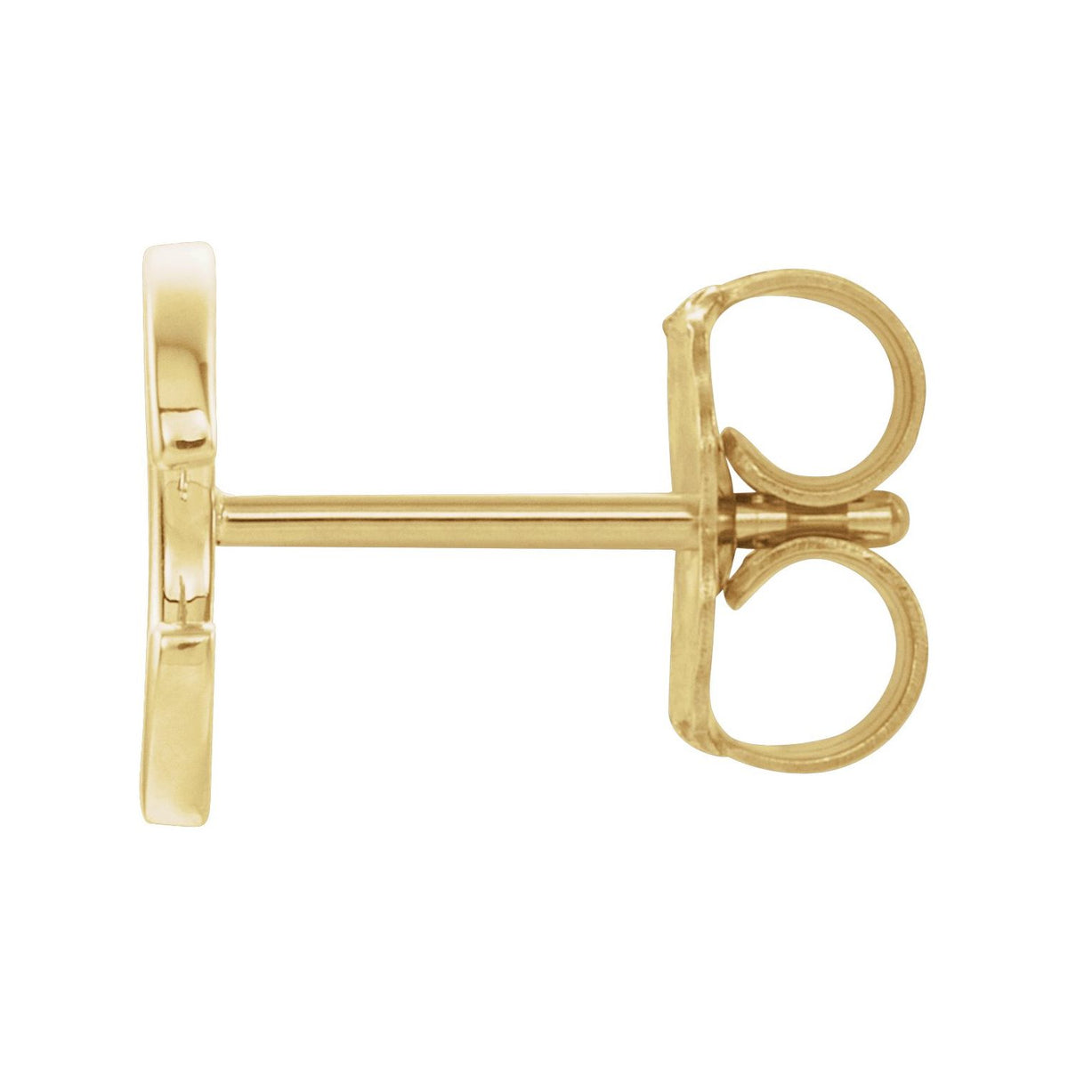 Single Initial Earring