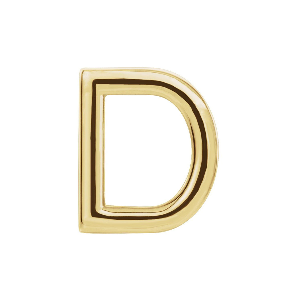 Single Initial Earring