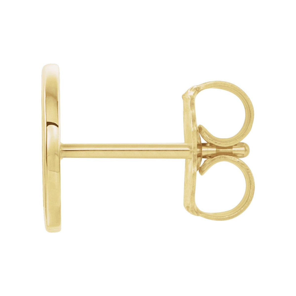 Single Initial Earring