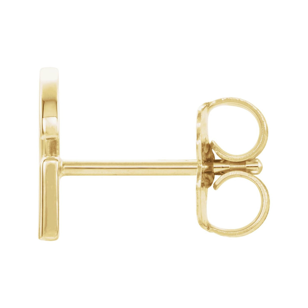 Single Initial Earring