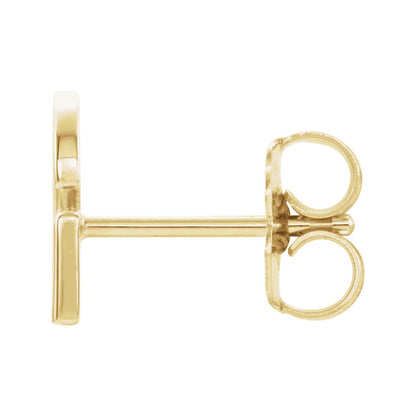 Single Initial Earring